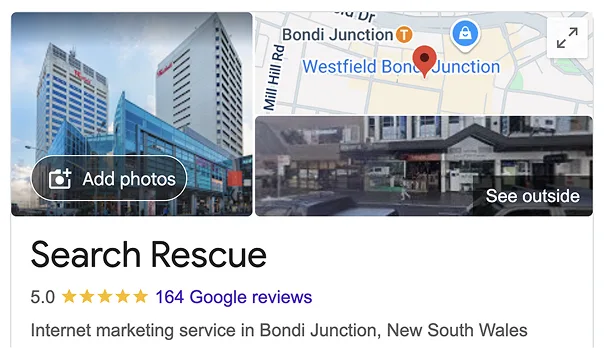 search rescue google map