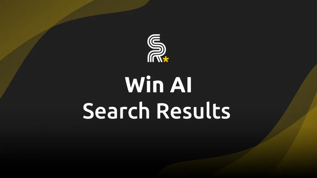 Win AI Search Results