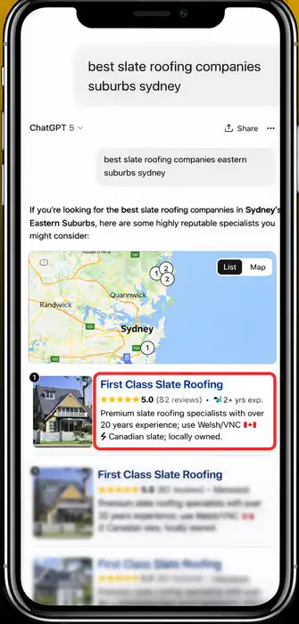 Mobile View Result