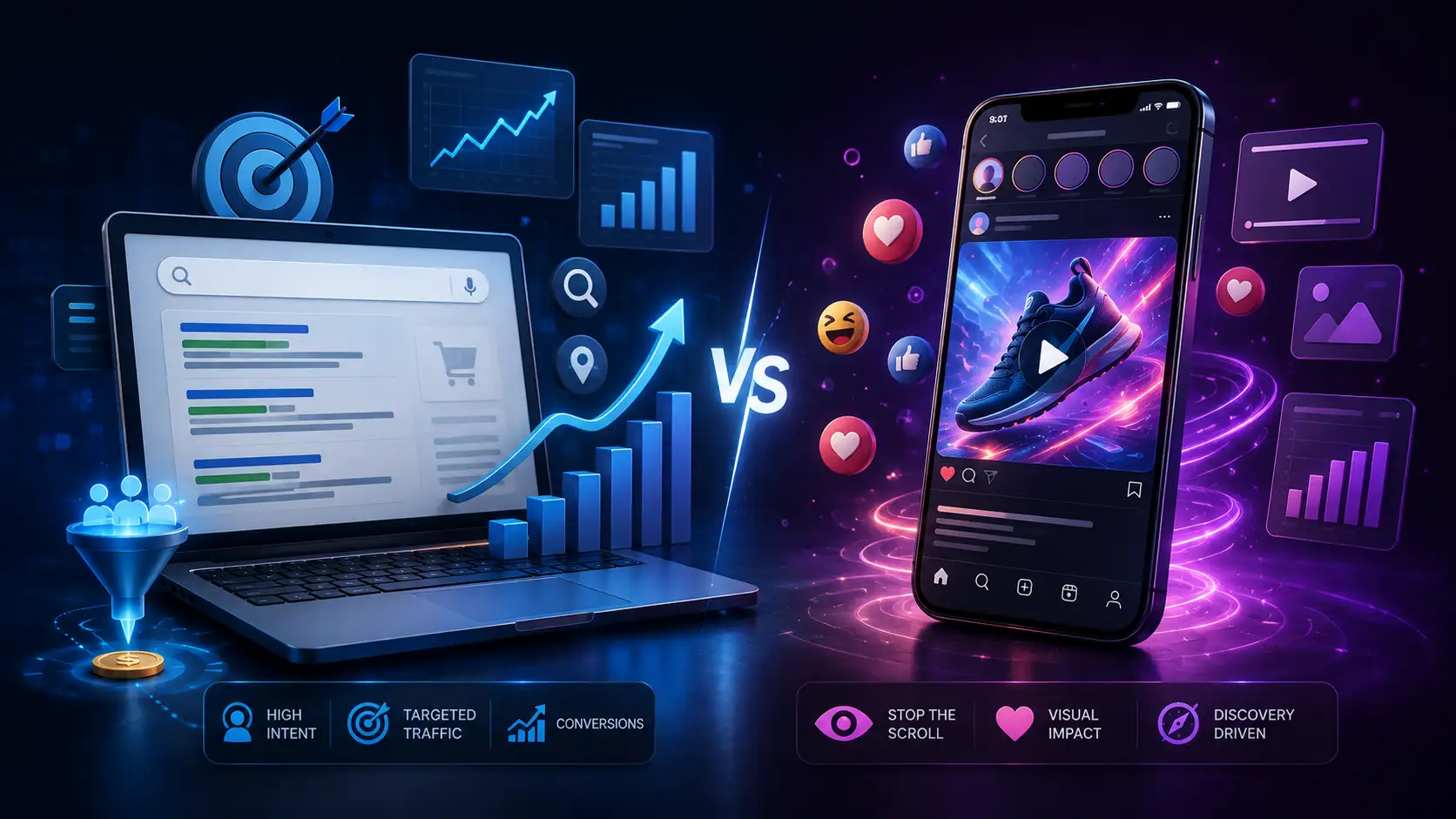 Google Ads vs FacebookMeta Ads