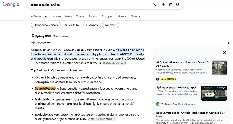 AI Overviews are already deciding who gets found
